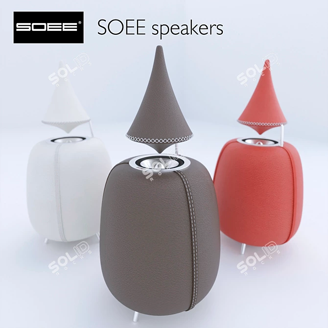 Title: Elegant SOEE Speaker: Premium Sound System 3D model image 1