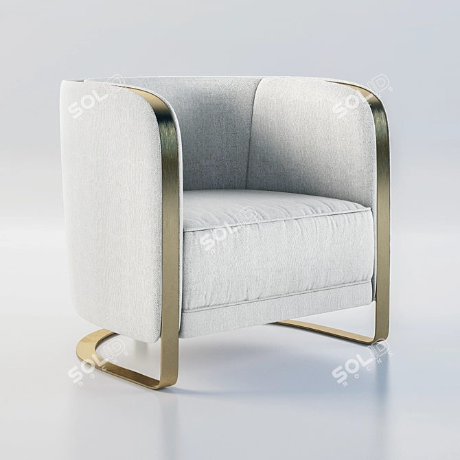 Luxury Versace Home Herald Chair 3D model image 1