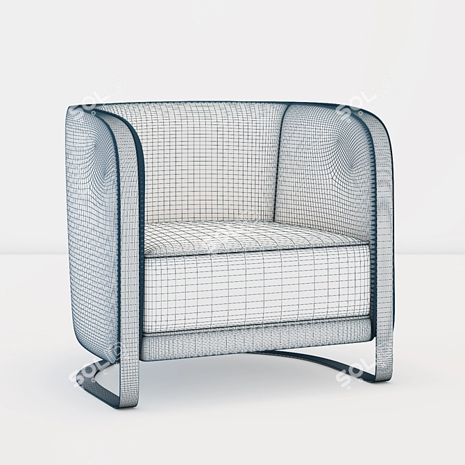 Luxury Versace Home Herald Chair 3D model image 3