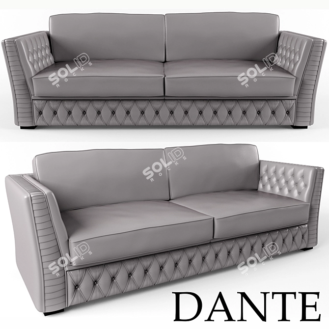 DANTE Sofa & Chair Set 3D model image 1