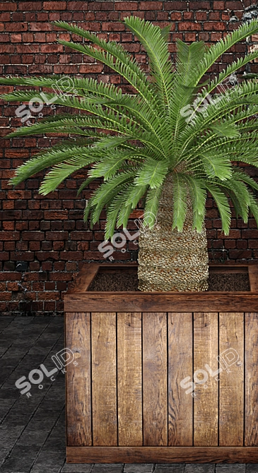 Brick Wall & Cobblestone Material 3D model image 2