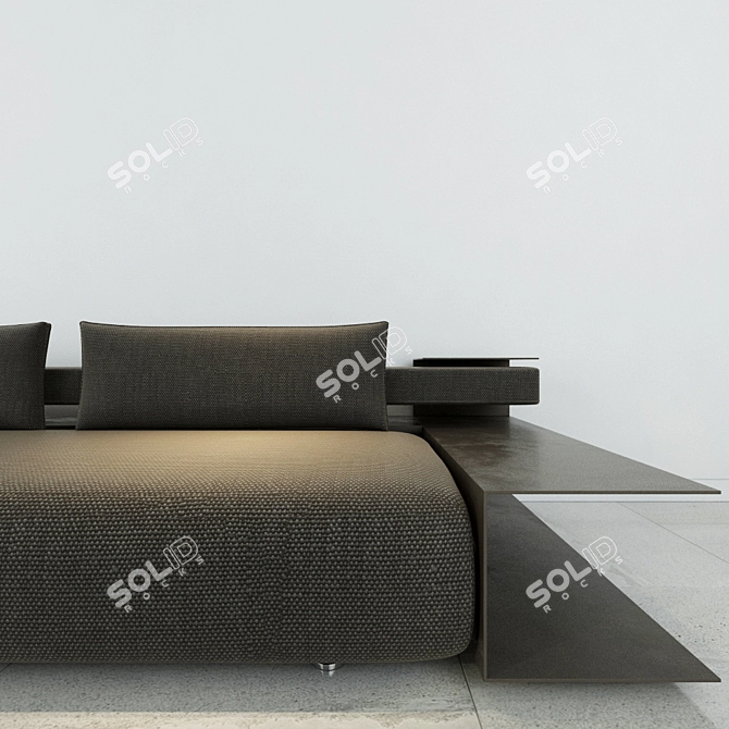Elegant Sofa by Christophe Pillet 3D model image 2