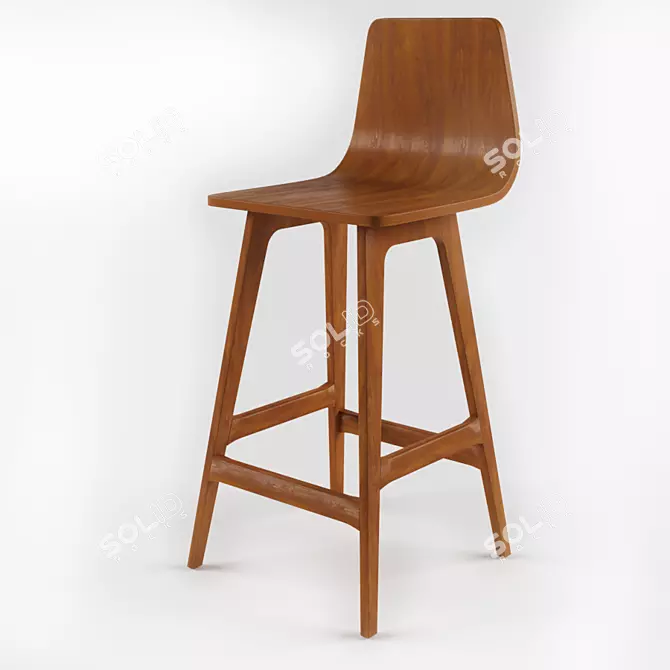 Greek 3D Stool for Dreamers 3D model image 1