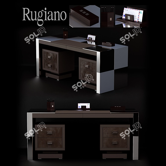 Luxurious Rugiano Florida Collection with Amara Accessories 3D model image 2