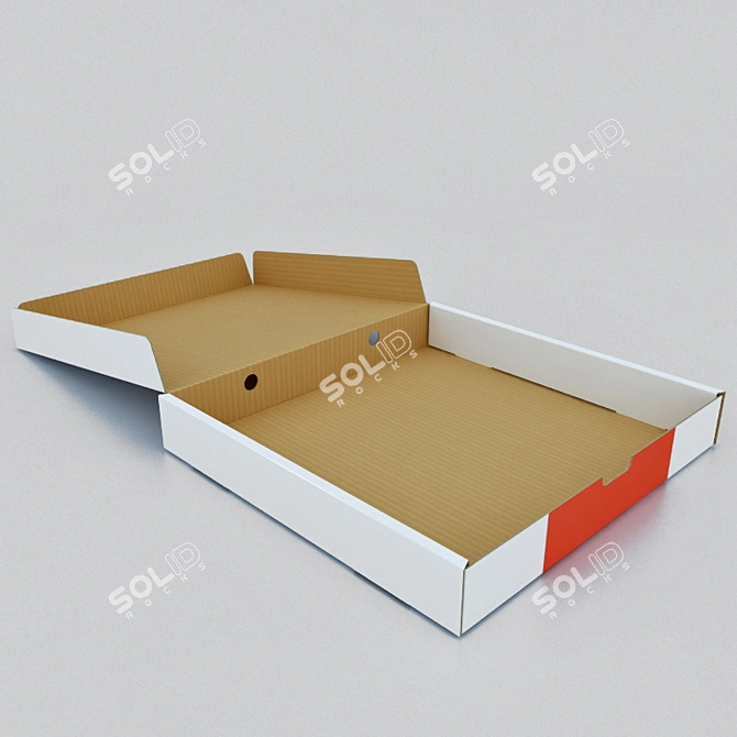 VersaBox: 3-in-1 Pizza Container 3D model image 3