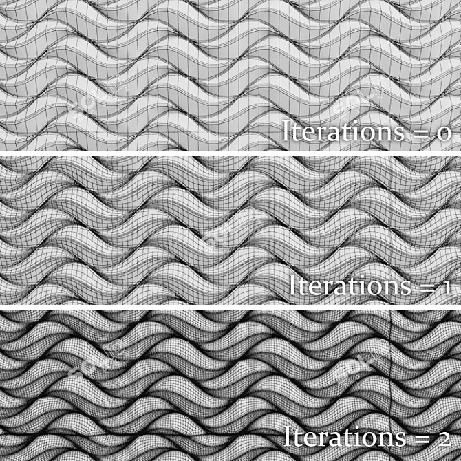 Venis Island 33,3x100: Versatile Smooth Finish Tiles 3D model image 3