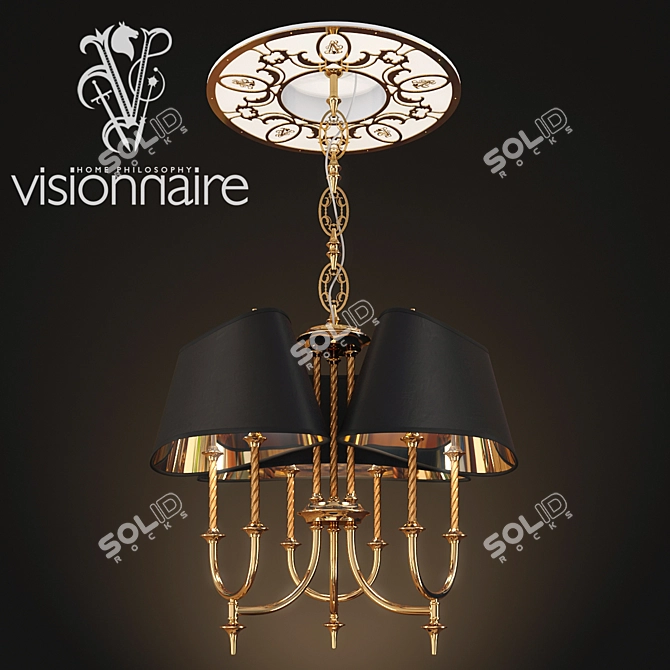 Agatha Ipe Cavalli Chandelier 3D model image 1