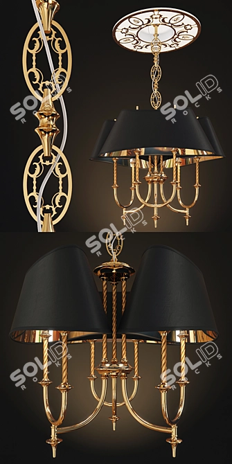 Agatha Ipe Cavalli Chandelier 3D model image 2