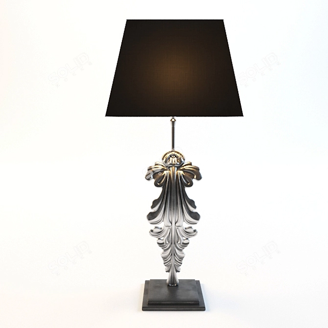 Elegant Table Lamp by Beau Site 3D model image 1