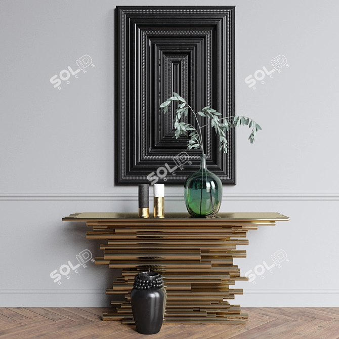 Inspired Decor Console Set 3D model image 1