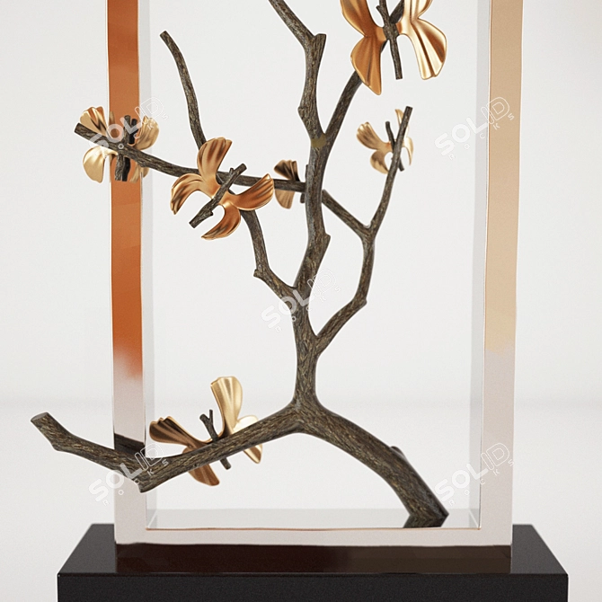 Ginkgo Butterfly Table Lamp 3D model image 2