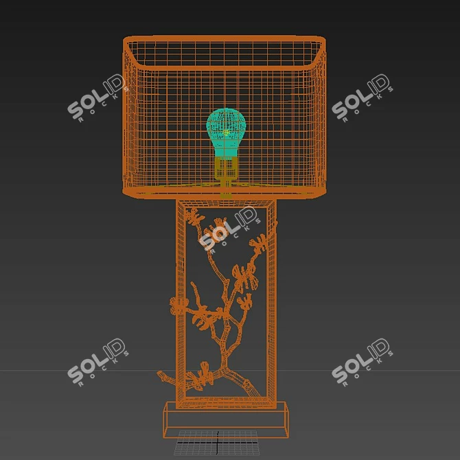 Ginkgo Butterfly Table Lamp 3D model image 3