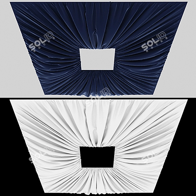 Elevate Your Space: Ceiling Fabric 3D model image 1