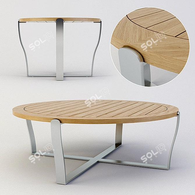 Shell Coffee Table: Atmosphera Creative Lad 3D model image 2