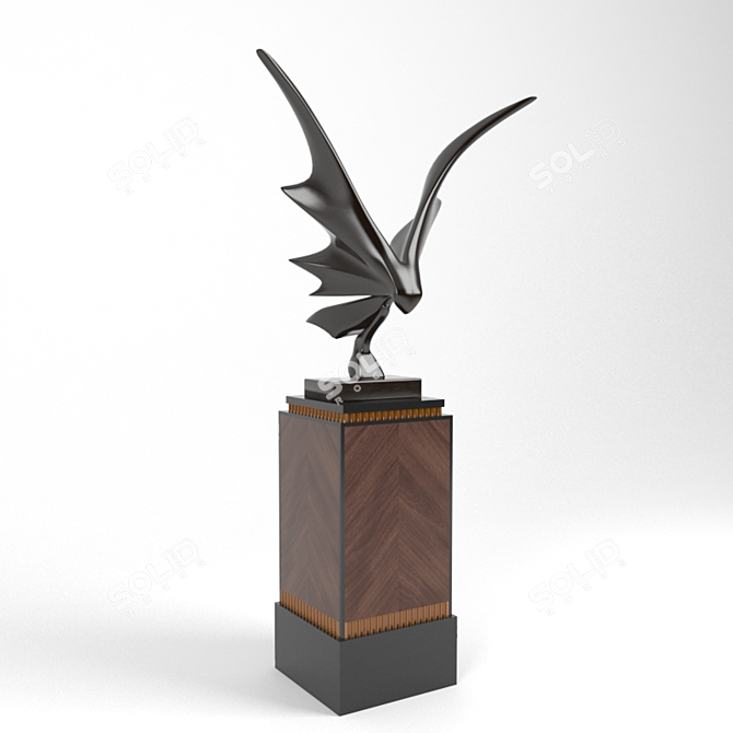 Eaglebat Sculpture 3D model image 1