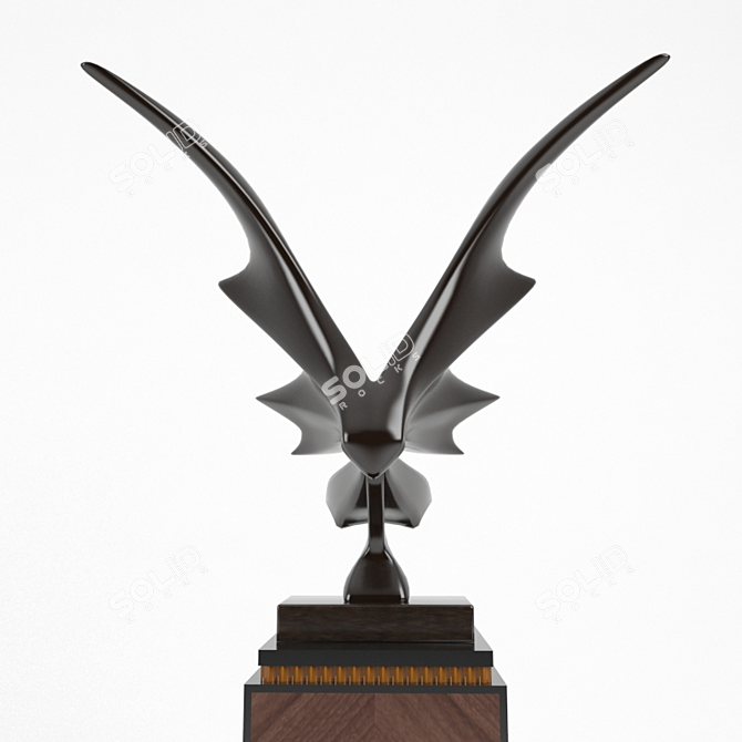 Eaglebat Sculpture 3D model image 2