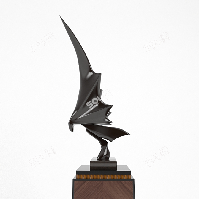 Eaglebat Sculpture 3D model image 3