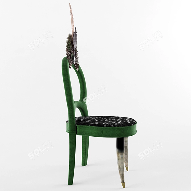 Elegant Roma Chair: Stylish and Functional 3D model image 2