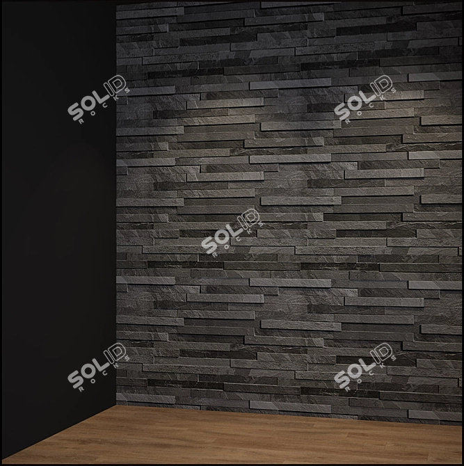 Versatile Slate Stone for V-Ray Render 3D model image 6