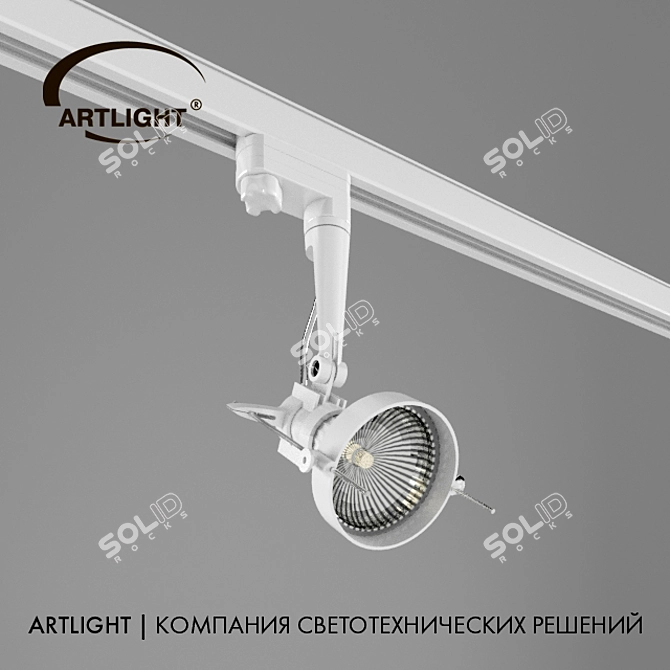 Versatile ARTLIGHT ART_3252 Spotlight 3D model image 1