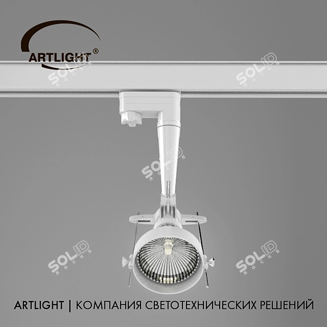 Versatile ARTLIGHT ART_3252 Spotlight 3D model image 2