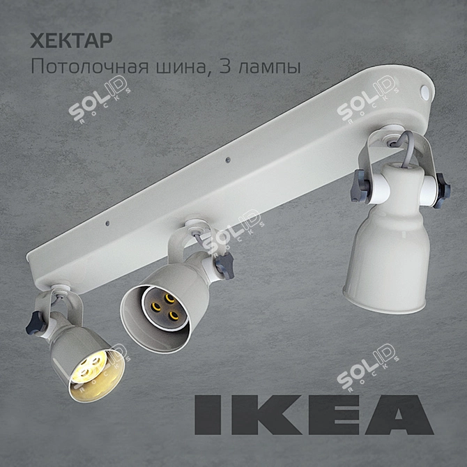 HEKTAR - Modern Industrial Pendant 3D model image 1