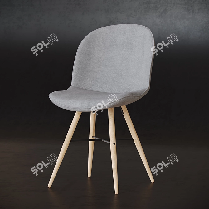 Studio Copenhagen Clam Chair Set 3D model image 2