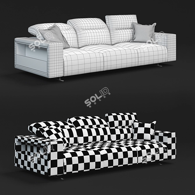 Hampton Sofa: BoConcept Design 3D model image 3