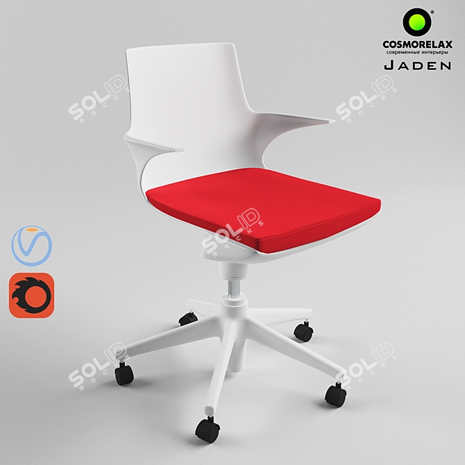 ErgoFlex Office Chair 3D model image 1