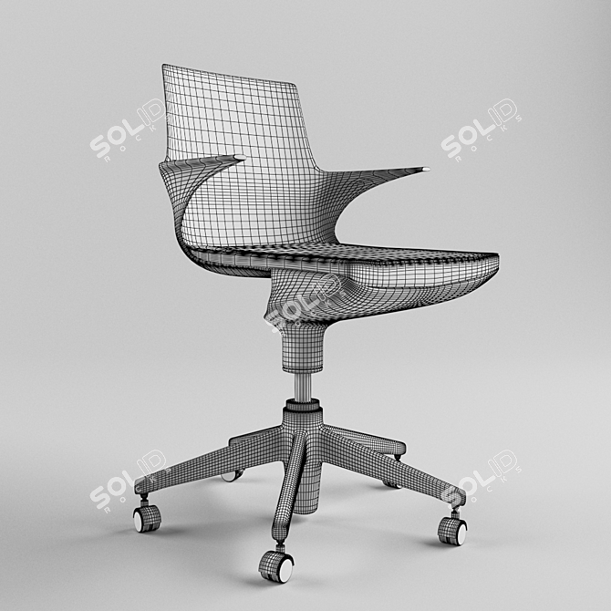 ErgoFlex Office Chair 3D model image 3