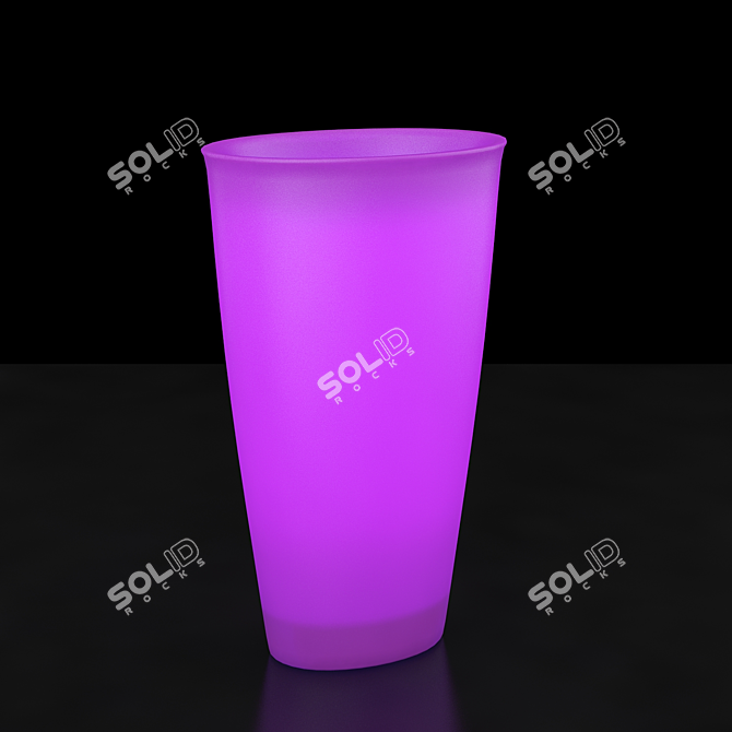 Colorful Freestanding Sink Aquamass Dip 3D model image 3