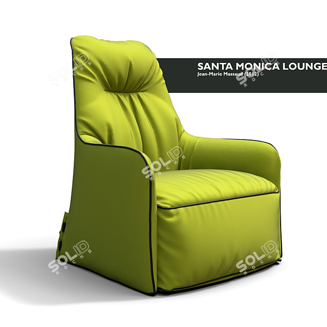 Santa Monica Swivel Chair 3D model image 1