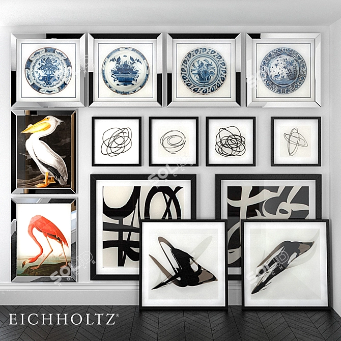 Eichholtz Posters: Elegant Art Prints 3D model image 1