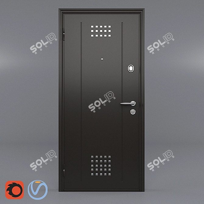  Super Omega 10: The Ultimate Torex Front Door 3D model image 2