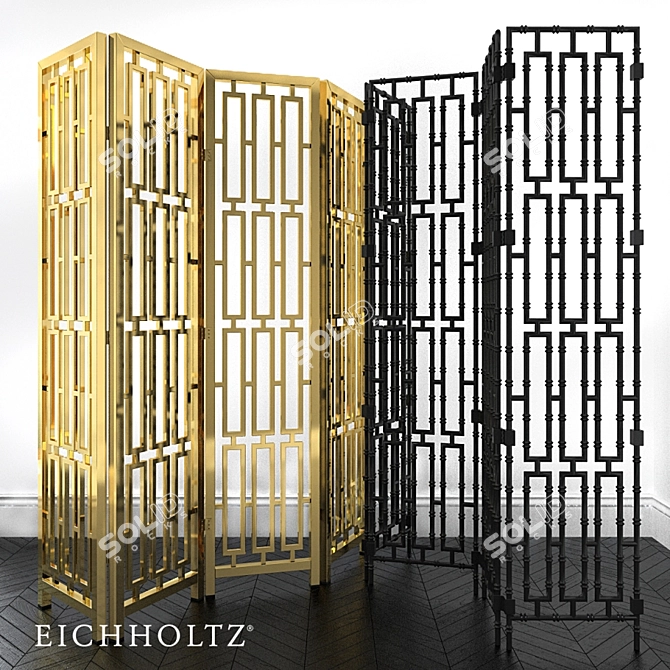 Elegant Eichholtz Screens 3D model image 1