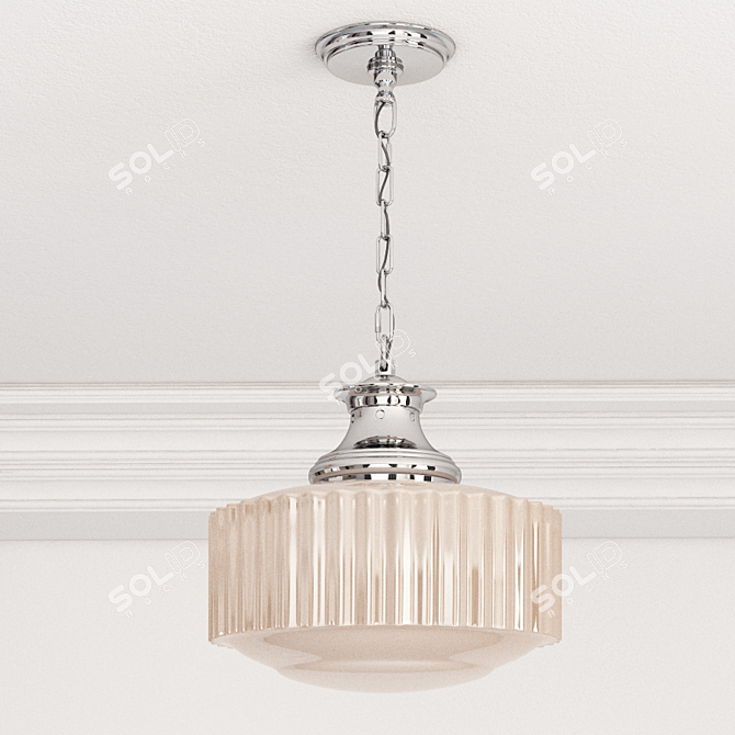 Vintage Modern Thomas O'Brien Pendant 3D model image 1