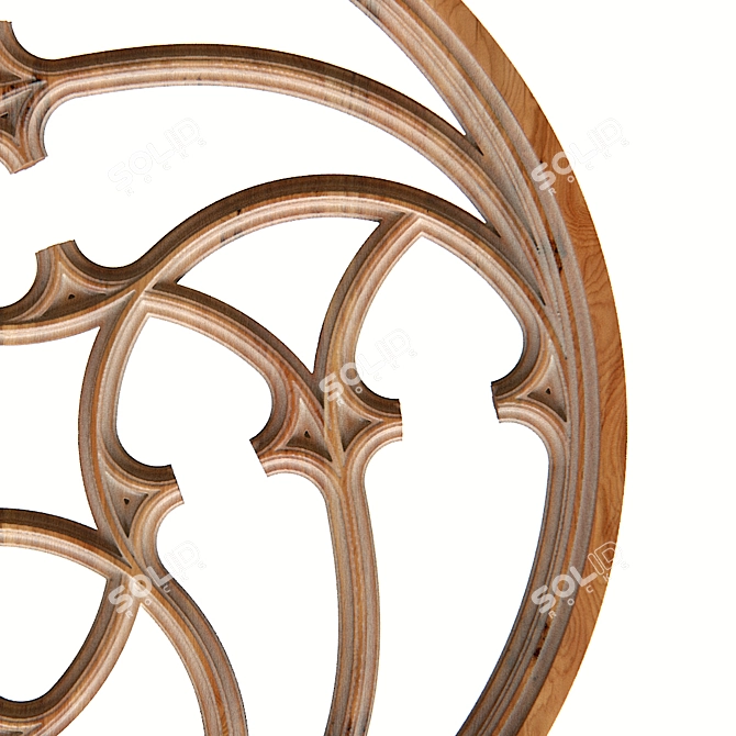 Gothic Baluster 3D model image 2