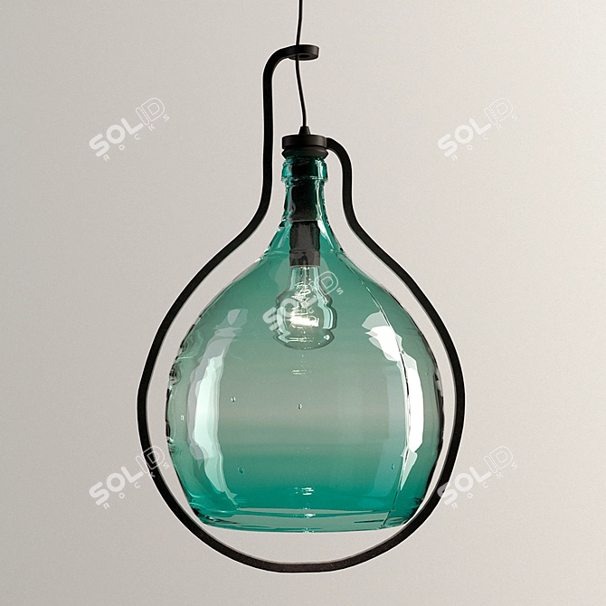 Handmade Pendant Light by ICI ET LÀ 3D model image 1