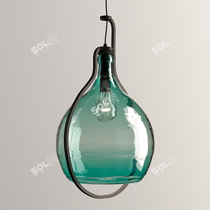 Handmade Pendant Light by ICI ET LÀ 3D model image 2