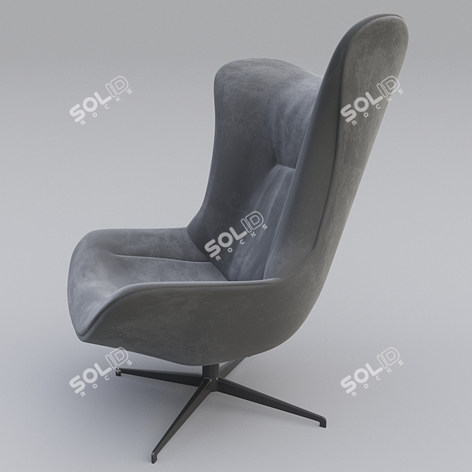 Elegant Ligne Roset AMY Chair 3D model image 2