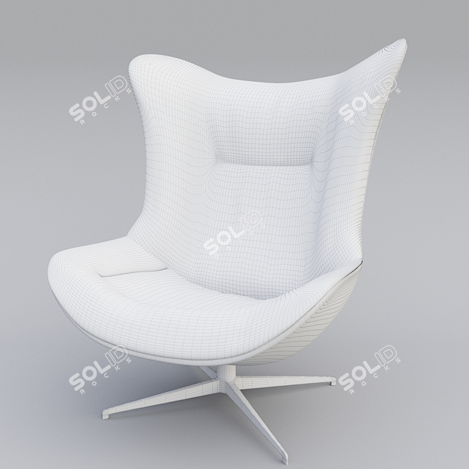 Elegant Ligne Roset AMY Chair 3D model image 3