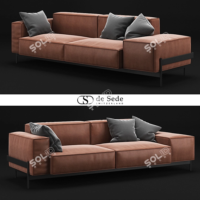Luxurious De Sede DS-21 Sofa 3D model image 1