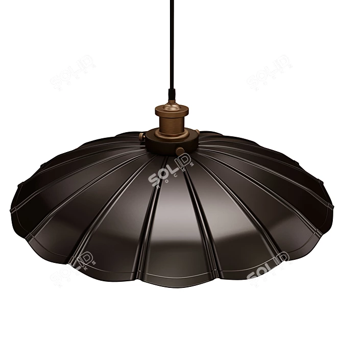 Modern Ceiling Light Fixture 3D model image 2