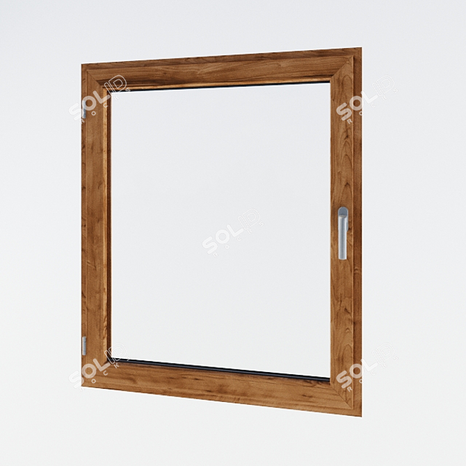 Modern PVC Window - 3Ds Max 2012 Compatible 3D model image 1
