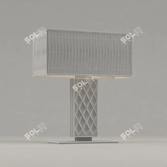 Modern Minimalist Table Lamp 3D model image 2