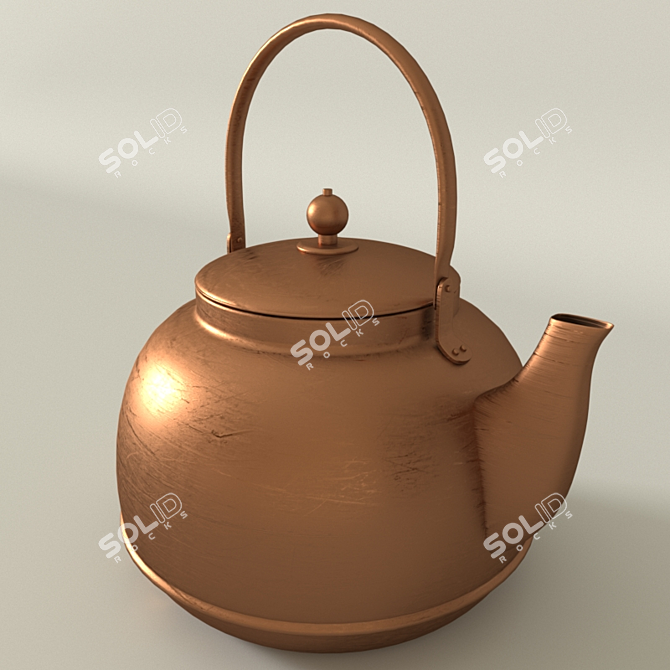 Classic Style Kettle 3D model image 1