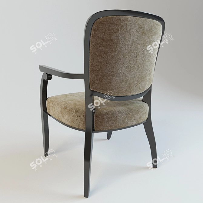 GEMMA Galimberti Nino Chair: Classic Elegance, Made to Perfection 3D model image 2