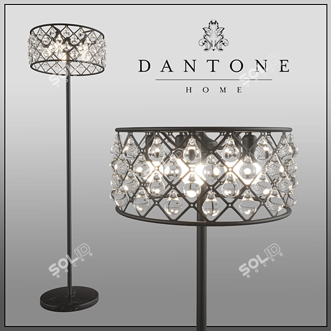 Elegant Torsher Lamp 3D model image 1