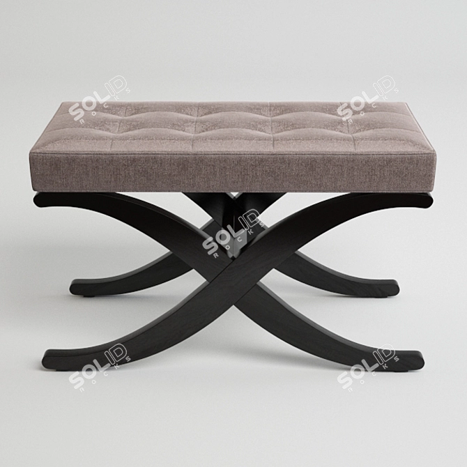 Valencia: Stylish, Compact Seating 3D model image 3