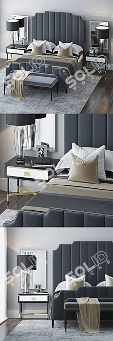 S & C 4 Bed - Luxurious Comfort 3D model image 2